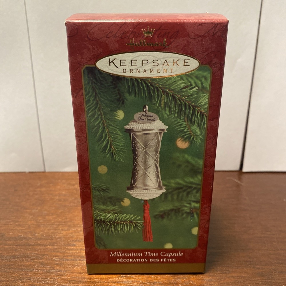 Vintage MILLENNIUM TIME CAPSULE โ Hallmark Keepsake Ornament with Box